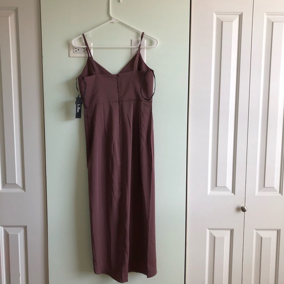 Lulu’s Mauve Midi Dress - Picture 5 of 5